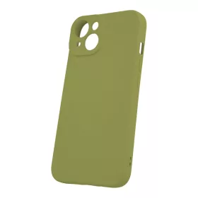   Silicon Case Apple iPhone 16 Plus (6.7) kameravédős szilikon tok zöld