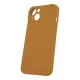 Silicon Case Apple iPhone 16 Plus (6.7) kameravédős szilikon tok karamell