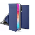 Smart magnet Apple iPhone 16e / 17e (6.1) oldalra nyíló mágneses könyv tok szilikon belsővel sötétkék