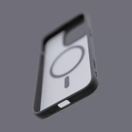 Etteri Matt  Apple iPhone 15 Pro Max (6.7) mágneses MagSafe tok (vezetéknélküli töltéshez) fekete