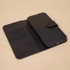 Smart Classic Honor 400 Lite oldalra nyíló mágneses könyv tok szilikon belsővel fekete