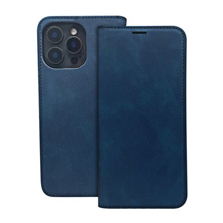 Smart Suede Honor 400 oldalra nyíló puha tapintású könyv tok, kék