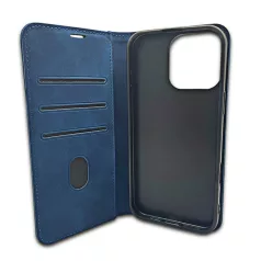   Smart Suede Honor 400 oldalra nyíló puha tapintású könyv tok, kék