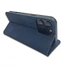 Smart Suede Honor 400 oldalra nyíló puha tapintású könyv tok, kék