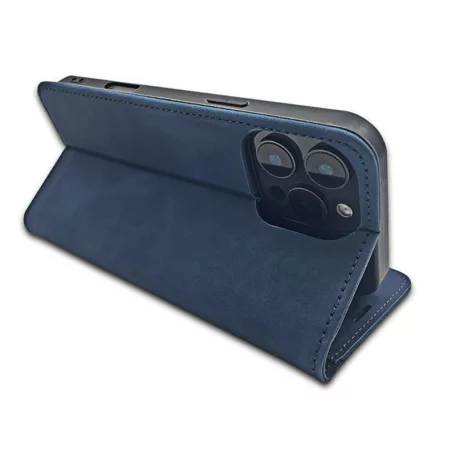 Smart Suede Honor 400 oldalra nyíló puha tapintású könyv tok, kék