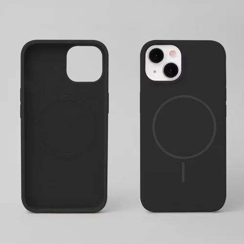 Silicon Thin Mag Apple iPhone 17 / iPhone 18 Magsafe TPU tok fekete
