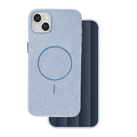Glitter Thin Mag Apple iPhone 17 Pro Max (6.9) Magsafe TPU tok kék
