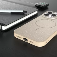   Glitter Thin Mag Apple iPhone 17 Pro (6.3) Magsafe TPU tok barna