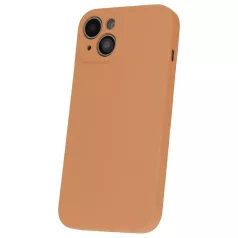   Silicon Case Apple iPhone 17 Pro (6.3) kameravédős szilikon tok mandarin