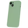 Silicon Case Apple iPhone 17 (6.3) kameravédős szilikon tok pisztácia zöld