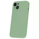 Silicon Case Apple iPhone 17 (6.3) kameravédős szilikon tok pisztácia zöld