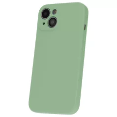   Silicon Case Apple iPhone 17 (6.3) kameravédős szilikon tok pisztácia zöld
