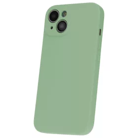   Silicon Case Apple iPhone 17 (6.3) kameravédős szilikon tok pisztácia zöld