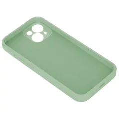   Silicon Case Apple iPhone 17 (6.3) kameravédős szilikon tok pisztácia zöld
