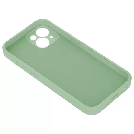 Silicon Case Apple iPhone 17 (6.3) kameravédős szilikon tok pisztácia zöld