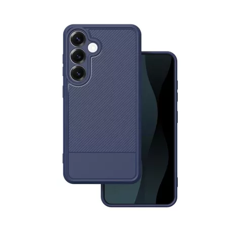 Samsung S931 Galaxy S25 Simple Carbon vékony TPU tok kék