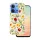 Glow Glam - Xiaomi Redmi 15 4G / Redmi 15 5G (171mm) virágmintás szilikon tok, fehér