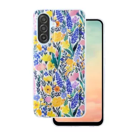   Glow Glam - Samsung Galaxy A17 4G / A17 5G / A18 5G virágmintás szilikon tok