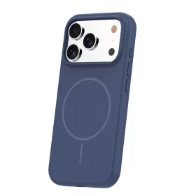   Silicon Thin Mag Apple iPhone 17 Pro / iPhone 18 Pro Magsafe TPU tok sötétkék