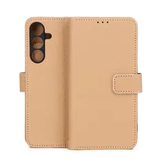   Smart Triangle Samsung S942 Galaxy S26 oldalra nyíló könyvtok szilikon belsővel barna