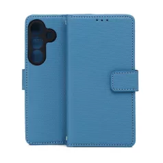   Smart Triangle Samsung S942 Galaxy S26 oldalra nyíló könyvtok szilikon belsővel kék
