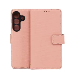   Smart Triangle Samsung S942 Galaxy S26 oldalra nyíló könyvtok szilikon belsővel pink
