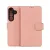 Smart Triangle Samsung S942 Galaxy S26 oldalra nyíló könyvtok szilikon belsővel pink