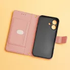 Smart Triangle Samsung S942 Galaxy S26 oldalra nyíló könyvtok szilikon belsővel pink