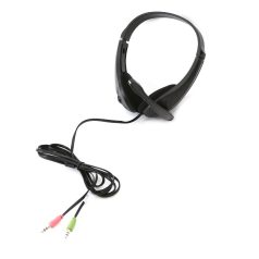   Freestyle HIFI sztereó fejhallgató állítható mikrofonnal, Jack csatlakozóval fekete