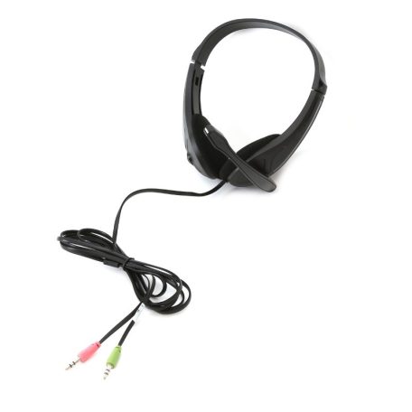 Freestyle HIFI sztereó fejhallgató állítható mikrofonnal, Jack csatlakozóval fekete