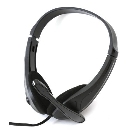 Freestyle HIFI sztereó fejhallgató állítható mikrofonnal, Jack csatlakozóval fekete