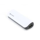 Platinet power bank 2600mAh USB 5V 1A microUSB adatkábellel fehér 5W