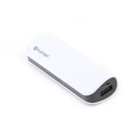   Platinet power bank 2600mAh USB 5V 1A micro USB adatkábellel fehér 5W