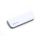 Platinet power bank 2600mAh USB 5V 1A microUSB adatkábellel fehér 5W