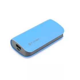   Platinet power bank 5200mAh USB 5V 2.2A micro USB adatkábellel kék 11W