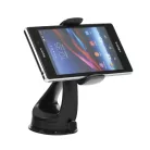 Omega univerzális autós tartó szélvédőre/műszerfalra, 4" - 6"-ig, fekete