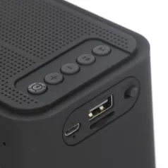   Platinet PMGC5B bluetooth hangszóró órával és ébresztő funkcióval, 5W, AUX, USB, MicroSD, fekete
