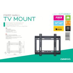   Omega Max Vesa 200 állítható fali TV tartó 14"-42" (OUTV200B27)