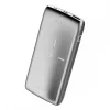 Platinet power bank 10000mAh vezeték nélküli QI töltéssel, PD Type-C Quick Charge 3.0, szürke 10W