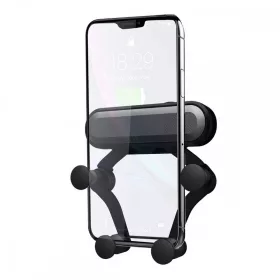  Omega univerzális gravity spider autós tartó szellőzőre, 4.7" - 6.5"-ig, fekete