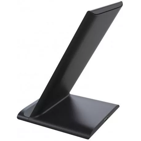 Platinet vezeték nélküli QI töltő kábellel fekete (10W)