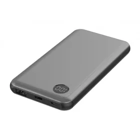   Platinet power bank 10000mAh 2xUSB 5V 2.4A QC 3.0 PD ezüst 18W