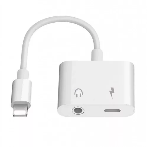 Platinet Apple Lightning - töltő és 3,5mm jack audio adatkábel PMMA9826