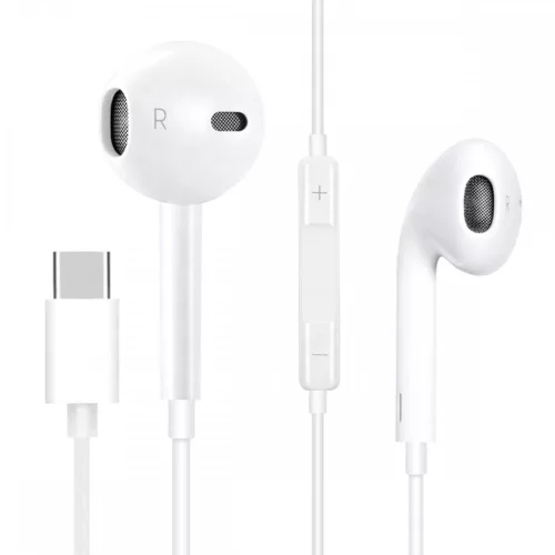 Fiesta FISEMW10 fehér Type-C sztereo headset