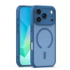 Mag Matt Apple iPhone 17 Pro / 18 Pro MagSafe TPU/PC tok beépített mágneses gyűrűvel, sötétkék