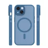 Mag Matt Apple iPhone 17 Pro Max / 18 Pro Max MagSafe TPU/PC tok beépített mágneses gyűrűvel, sötétkék