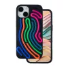 DIY Snake - Apple iPhone 15 (6.1) személyre szabható szilikon tok, fekete
