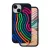 DIY Snake - Apple iPhone 15 (6.1) személyre szabható szilikon tok, fekete