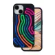 DIY Snake - Apple iPhone 15 (6.1) személyre szabható szilikon tok, fekete