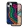 DIY Snake - Apple iPhone 17 (6.3) személyre szabható szilikon tok, fekete